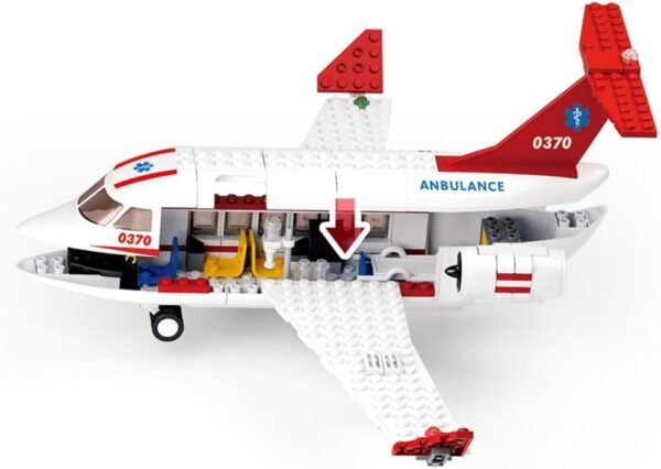 Building Blocks Building Blocks City Airplane Station Toy for 6-12 Years Old Boys,City Airport Building Kits Kids Toys STEM Learning Building Bricks Helicoper Birthday Gift for 6-12 Children (335 Pieces)