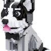 Building Blocks Mini Building Blocks Animal Set, DIY Micro 3D Building Toy Bricks(Husky 973pcs)