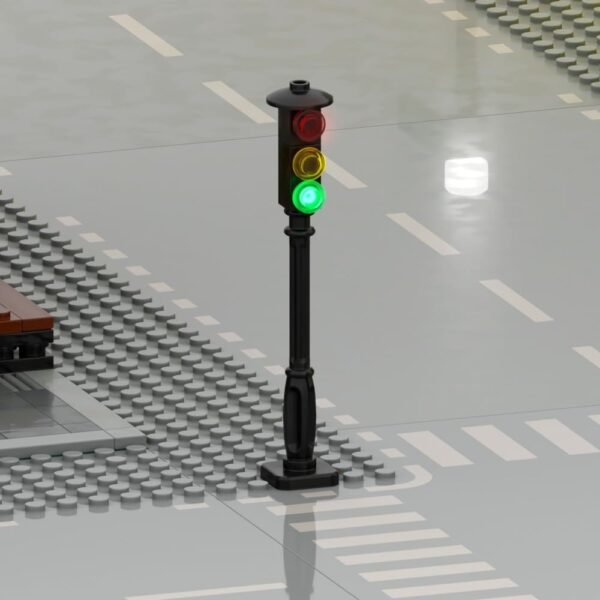 51KdPzvywdL._AC_SL1000 Building Blocks Brick Traffic Light, Set of 2,Automatic Flashing,Building Accessories LED, Easy Installation, Compatible with Lego