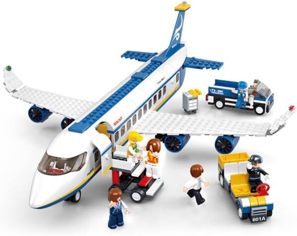 Building Blocks Building Blocks City Airplane Station Toy for 6-12 Years Old Boys,City Airport Building Kits Kids Toys STEM Learning Building Bricks Helicoper Birthday Gift for 6-12 Children (335 Pieces)
