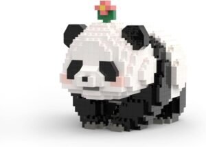 Building Blocks Flower Panda Mini Building Blocks, 983 PCS Micro Animal Building Toy Bricks for Girls Boys and Adults