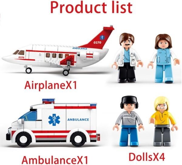 Building Blocks Building Blocks City Airplane Station Toy for 6-12 Years Old Boys,City Airport Building Kits Kids Toys STEM Learning Building Bricks Helicoper Birthday Gift for 6-12 Children (335 Pieces)