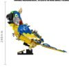 619ZaveNw3L._AC_SL1500 Building Blocks 490PCS Parrot Classic Building Blocks Set, STEM Educational Model Kit, Bird Animal Toys, Creative Collectible Decorations, Birthday Gift for Kids, Boys and Girls 8-14+ Years Old