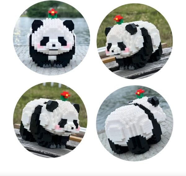 Building Blocks Flower Panda Mini Building Blocks, 983 PCS Micro Animal Building Toy Bricks for Girls Boys and Adults
