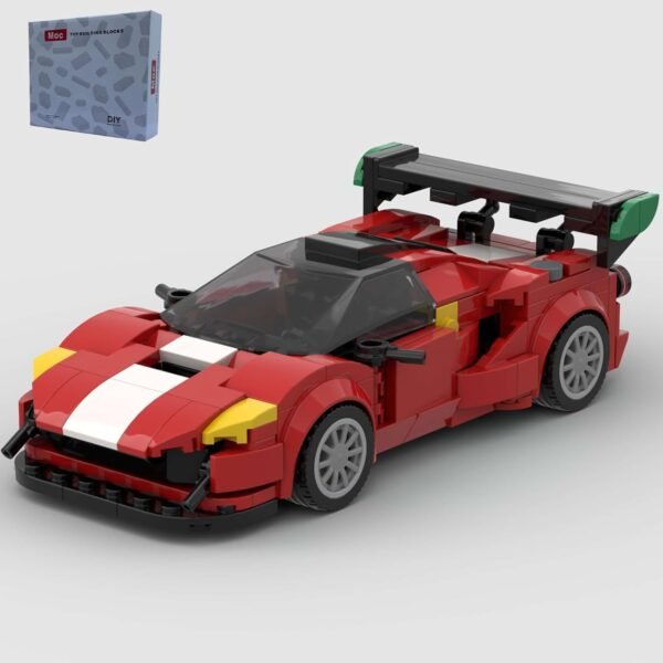 Building Blocks Orange SUV Sports Car Toy Building Set,Off-Road car Building Bricks  Building Blocks,DIY Vehicles for Kids and Adults(405PCS)