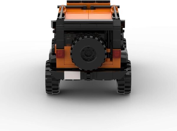 Building Blocks Orange SUV Sports Car Toy Building Set,Off-Road car Building Bricks  Building Blocks,DIY Vehicles for Kids and Adults(405PCS)