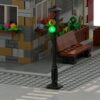 61URl7Zrg8L._AC_SL1000 Building Blocks Brick Traffic Light, Set of 2,Automatic Flashing,Building Accessories LED, Easy Installation, Compatible with Lego