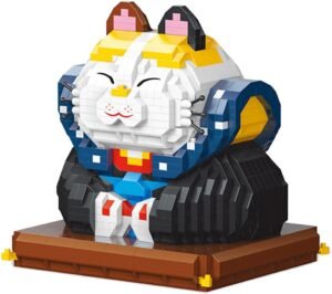 Building Blocks Animal Fortune Cat Micro Mini Building Blocks Toys, 1289 PCS, Gifts for Children and Adults