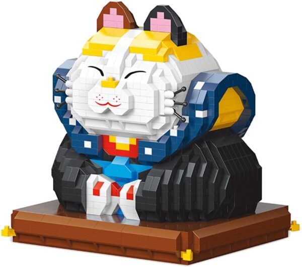 Building Blocks Animal Fortune Cat Micro Mini Building Blocks Toys, 1289 PCS, Gifts for Children and Adults