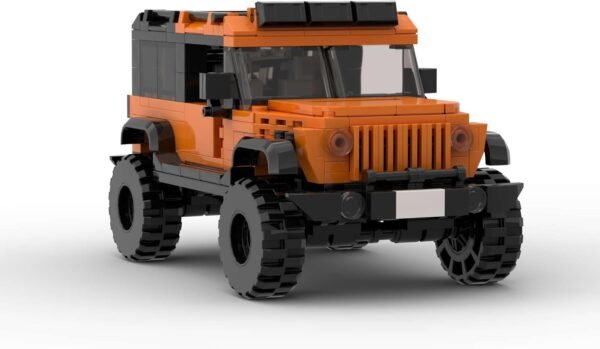 Building Blocks Orange SUV Sports Car Toy Building Set,Off-Road car Building Bricks  Building Blocks,DIY Vehicles for Kids and Adults(405PCS)