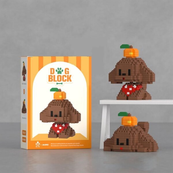 Building Blocks Micro Mini Building Blocks Dog Pets Cute Animal Model Set Building Pet Toys Bricks Gifts for Kid and Adult (Border Collie)