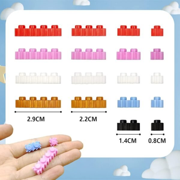 Building Blocks Cute Animal Micro Mini Building Blocks Kit,Mini Rabbit Micro Blocks 1783 Pcs,Building Blocks Animal Toys Sets Bricks Kit for Adults for Boys & Girls Easter