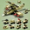 Building Blocks 30 Boxes Building Block Military Vehicles Engineering Fire Mini Cars Building Sets for Party Favors Kids Prizes 3D Assembly Cars Truck Helicopter for Boys and Girls