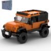 Building Blocks Orange SUV Sports Car Toy Building Set,Off-Road car Building Bricks  Building Blocks,DIY Vehicles for Kids and Adults(405PCS)