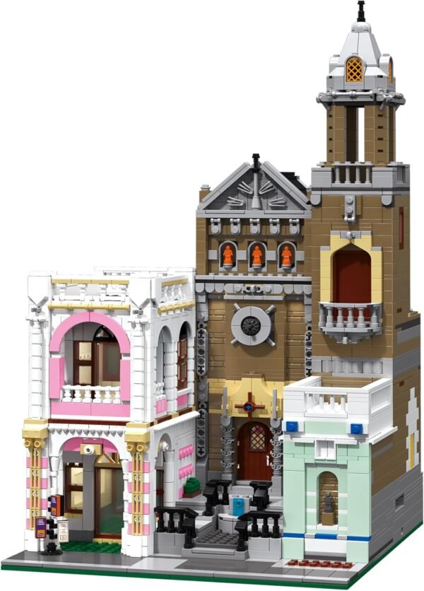 Building Blocks Architecture Building Blocks, Street View Building Blocks Kit 4281 PCS Modular Shop Micro Building Set