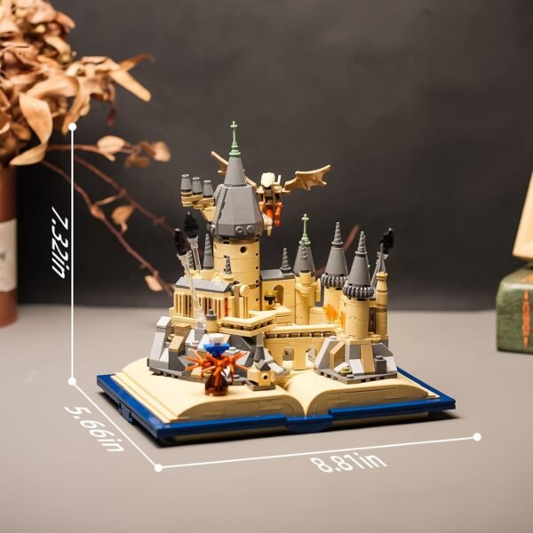 Building Blocks Castle Book Building Set Compatible with Lego for Adults,Medieval Modular House Building Kit for Boys and Girls Christmas,Halloween,Birthday Gifts 727 pcs