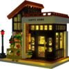714K7rp96-L._AC_SL1500 Building Blocks Cafe House Architecture Building Set with LED Light,City Coffee House Model Kit,Building Blocks Toy for 15+ Age Teen,Adult (1512 Pieces)