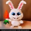 71ADtVLBhdL._AC_SL1500 Building Blocks Rabbit Micro Building Blocks Set, Big Wild Animals,Mini 3D Building Toy Brick Safari Set,Gift for Children Aged 6 and Above,Compatible with Lego (Rabbit 5200pcs)