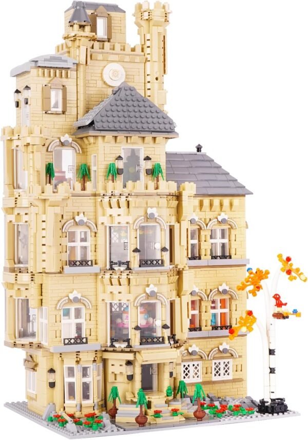 Building Blocks Architecture Building Blocks, Street View Building Blocks Kit 4281 PCS Modular Shop Micro Building Set