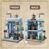 71FKYey910L._AC_SL1500 Building Blocks Mini Building Blocks Hong Kong City Street View Hardware Store Toys, Retro Hong Kong Architecture Model Set, 419PCS Mini House Bricks Toy for Kid Girl Boy Aged 6+ (Not Compatible with Lego Set)
