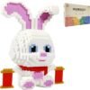 Building Blocks Cute Animal Micro Mini Building Blocks Kit,Mini Rabbit Micro Blocks 1783 Pcs,Building Blocks Animal Toys Sets Bricks Kit for Adults for Boys & Girls Easter