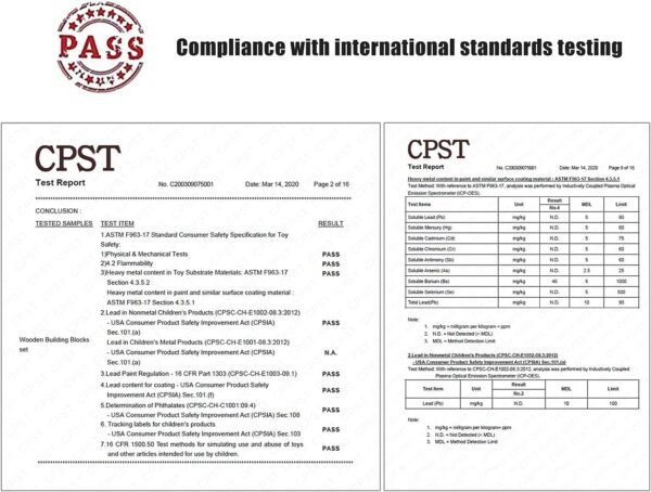 Building Blocks Wooden Building Blocks for Toddlers, Kids City Construction Stacking Creative Toys, Preschool Learning Education Block for Boys Girls Ages 2 3 4 5 (120 pcs)