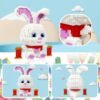 Building Blocks Cute Animal Micro Mini Building Blocks Kit,Mini Rabbit Micro Blocks 1783 Pcs,Building Blocks Animal Toys Sets Bricks Kit for Adults for Boys & Girls Easter