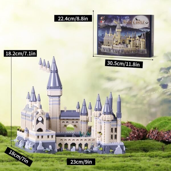 Building Blocks 2680PCS Micro Blocks Harry Magic Castle Building Blocks Toys,Creative Ideals Hog Tower Building Sets, Best Gift for 14+ Boys, Girls or Adults