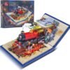 71RKicFJZCL._AC_SL1500 Building Blocks 889PCS Harry Magic Book Trian Building Kit(Compatible with Lego Sets Size),Creative Locomotive Building Blocks with Exquisite Box for 6+ Girls Boys Or Adults