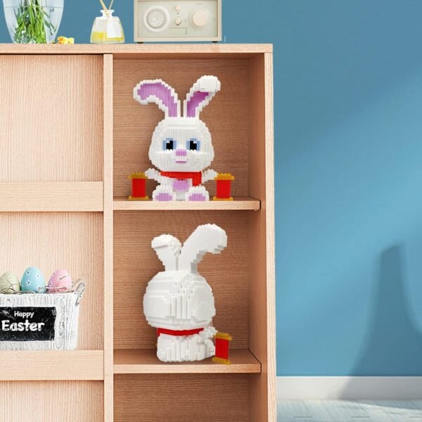 Building Blocks Cute Animal Micro Mini Building Blocks Kit,Mini Rabbit Micro Blocks 1783 Pcs,Building Blocks Animal Toys Sets Bricks Kit for Adults for Boys & Girls Easter