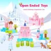 Building Blocks   Blocks-Princess Toys, Creative   Building Blocks Toddler Toys, Birthday Gifts for Kids 3+ Years Old, STEM Montessori Sensory Toys for Boys & Girls Age 3-4 4-5 6-8