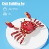 Building Blocks Ocean Animal Building Blocks, Deep Sea Creatures Building Toy Set for Kids Boy Girl Crab(242PCS)