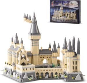 Building Blocks 2680PCS Micro Blocks Harry Magic Castle Building Blocks Toys,Creative Ideals Hog Tower Building Sets, Best Gift for 14+ Boys, Girls or Adults