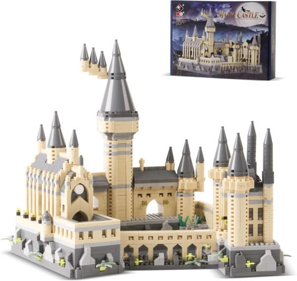 Building Blocks 2680PCS Micro Blocks Harry Magic Castle Building Blocks Toys,Creative Ideals Hog Tower Building Sets, Best Gift for 14+ Boys, Girls or Adults