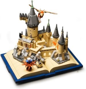Building Blocks Castle Book Building Set Compatible with Lego for Adults,Medieval Modular House Building Kit for Boys and Girls Christmas,Halloween,Birthday Gifts 727 pcs