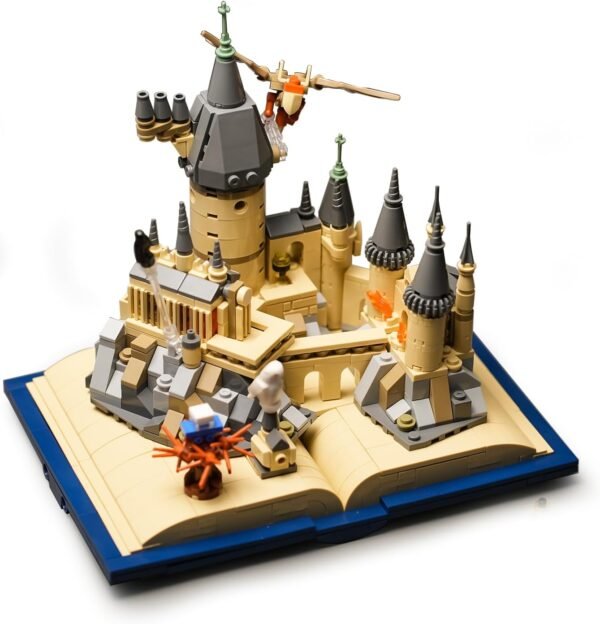 Building Blocks Castle Book Building Set Compatible with Lego for Adults,Medieval Modular House Building Kit for Boys and Girls Christmas,Halloween,Birthday Gifts 727 pcs