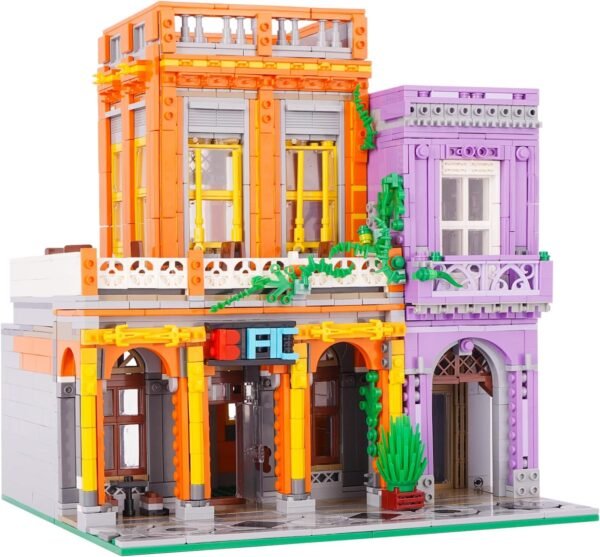 Building Blocks Architecture Building Blocks, Street View Building Blocks Kit 4281 PCS Modular Shop Micro Building Set