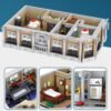 Building Blocks 6619 Pieces Street View Magic Library Architecture Building Brick Set, Building Blocks Magic Library Toy for Adult Collections