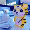 71eaOXRBrsL._AC_SL1248 Building Blocks Tiger Micro Building Blocks Set, Big Wild Animals,Mini 3D Building Toy Brick Safari Set,Gift for Children Aged 6 and Above,Compatible with Lego (Tiger 4513pcs)