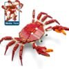 Building Blocks Ocean Animal Building Blocks, Deep Sea Creatures Building Toy Set for Kids Boy Girl Crab(242PCS)