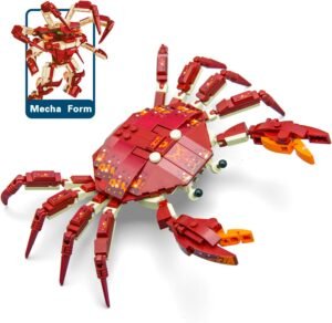 Building Blocks Ocean Animal Building Blocks, Deep Sea Creatures Building Toy Set for Kids Boy Girl Crab(242PCS)