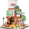 Building Blocks Architecture Building Blocks, Street View Building Blocks Kit 4281 PCS Modular Shop Micro Building Set