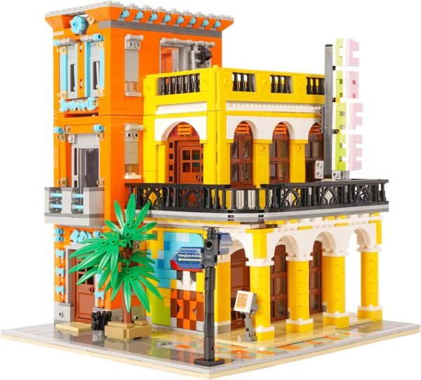 Building Blocks Architecture Building Blocks, Street View Building Blocks Kit 4281 PCS Modular Shop Micro Building Set