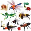 71sOyYDYh-L._AC_SL1500 Building Blocks Animal Building Blocks Set, 8 Different Insect Toy Images, Suitable as Children's Easter Party Gifts, Carnival Prizes, Birthday Gifts.(750pcs).Compatible with Lego