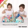 71tMiNq5skL._AC_SL1500 Building Blocks Wooden Building Blocks Set, City Construction Stacker Stacking Preschool Learning Educational Toys, Toddler Toys for 3+ Year Old Boy and Girl Gifts