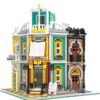Building Blocks Architecture Building Blocks, Street View Building Blocks Kit 4281 PCS Modular Shop Micro Building Set