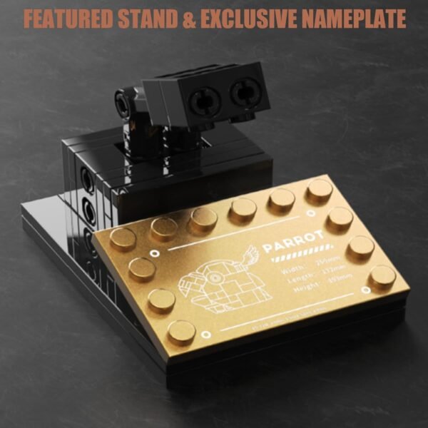 71yb_O0I2qL._AC_SL1500 Building Blocks 490PCS Parrot Classic Building Blocks Set, STEM Educational Model Kit, Bird Animal Toys, Creative Collectible Decorations, Birthday Gift for Kids, Boys and Girls 8-14+ Years Old