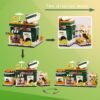 81Hl5GaYcqL._AC_SL1500 Building Blocks Cute City Street View Micro Building Blocks Mini Coffee Shop House Set, Creative Building Toys Model Kit Simulation Architecture Construction Toy Present for Kids 6+ 768 PCS