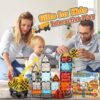 81LSk6FQk8L._AC_SL1500 Building Blocks Magnetic Tiles Kids Construction Toys - Road Set with Magnet Crane for Boys Age 3-5 4-8 8-10, Magnet Building Blocks Expansion Pack, Outdoor Toddler Activities Preschool Classroom Learning Toys Gift