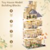 Building Blocks Architecture Building Blocks, Street View Building Blocks Kit 4281 PCS Modular Shop Micro Building Set